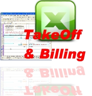 construction excel dim take off measurement abstract and billing sheet